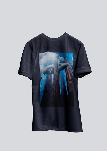 The T-Shirt  Whale Oversized Street Style - Il Kave